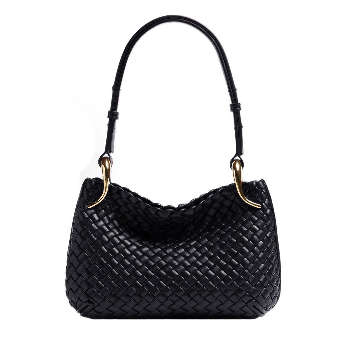 Bottega Veneta  clicker Metallic Finish Intreccio Woven Magnetic Clasp Tote Shoulder Bag Women's Luxury Elegant Bags 730968V01D12250 Ngvp #1985