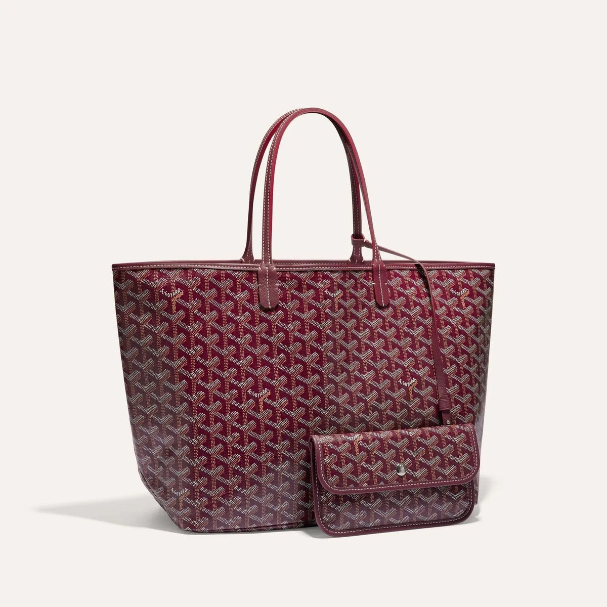 GOYARD Men's Women Saint Louis Handbag Y Full Print Casual Mother Bag Leather Shoulder Bag Tote Bags #77386
