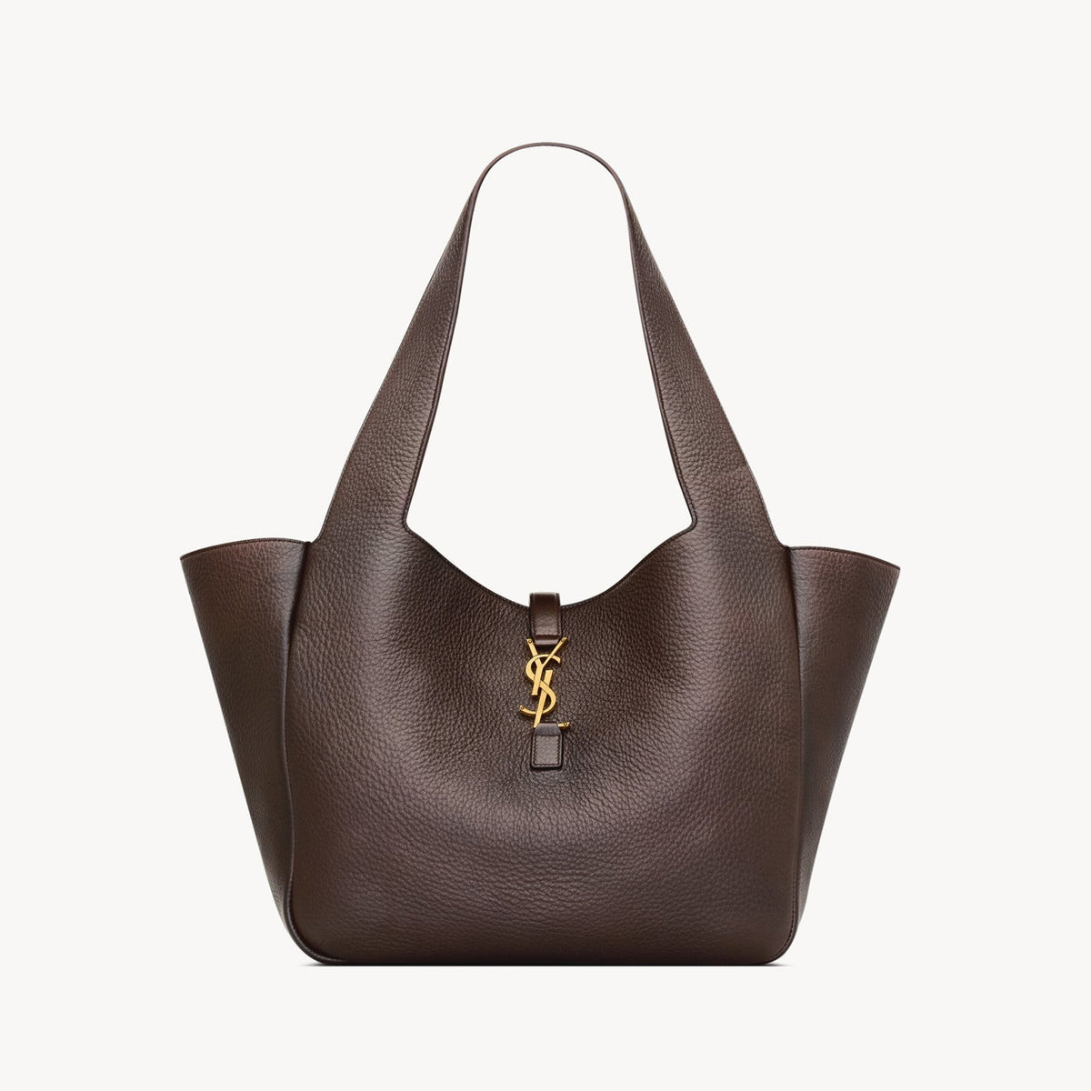 SAINT LAURENT LE 5 À 7 BEA Women's Adjustable Shoulder Strap Solid Color Smooth Leather Shoulder Handbag Bag Bags #76894