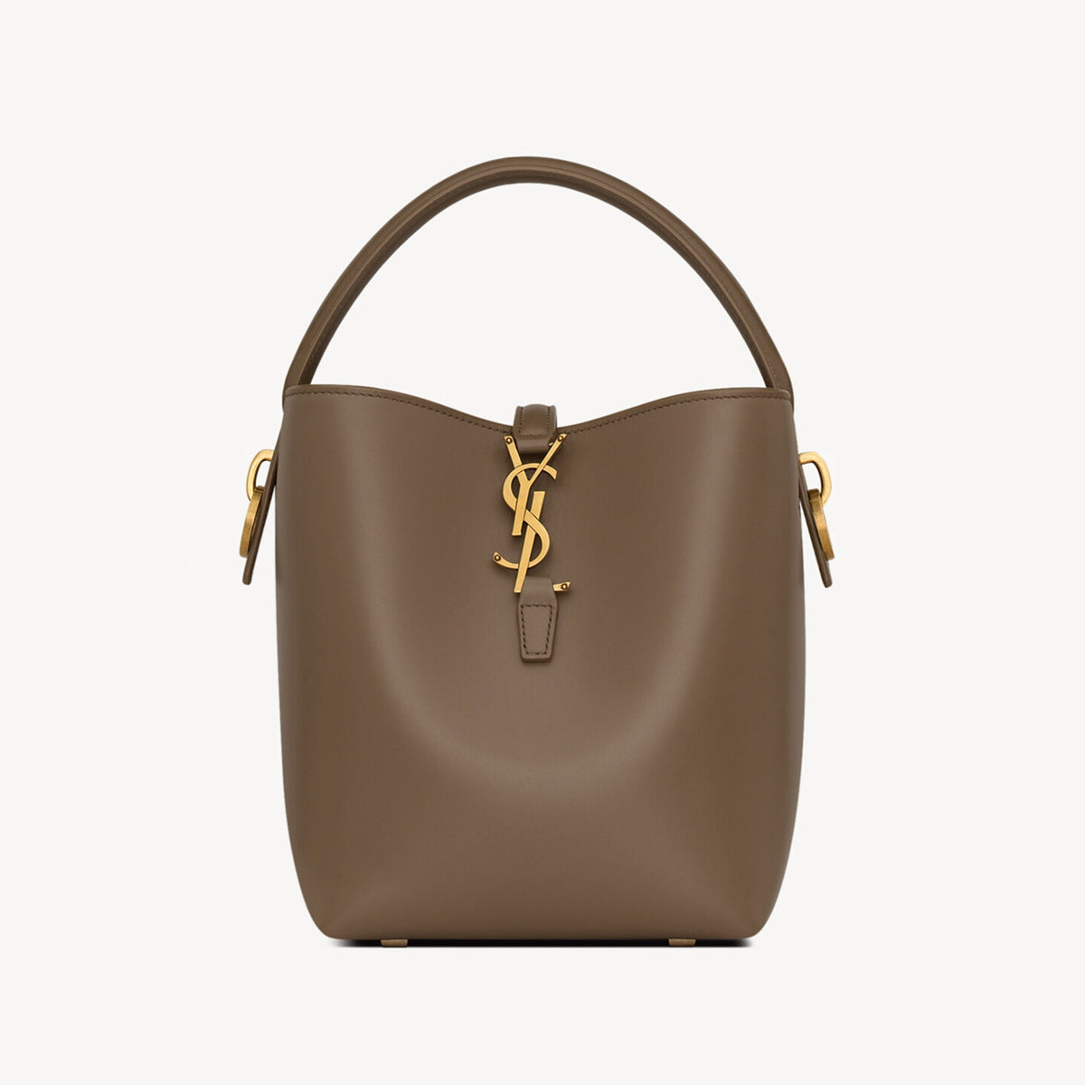 Saint Laurent Women's LE 37 Logo Hook Buckle mini Small Glossy Solid Color Bucket Bag Suede Leather Handbags Casual Bags 7490362R20W9207 #81334
