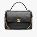 Chanel Spring And Summer Maxi Mouth Cover Bag With Handle Women's Temperament Fashion Luxury Gold Buckle Flap Bag Chain Clutch Bags  AS5543-B20111-94305 #76836