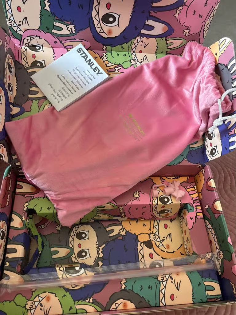 Labubu X Stanley Pink 40oz Tumbler