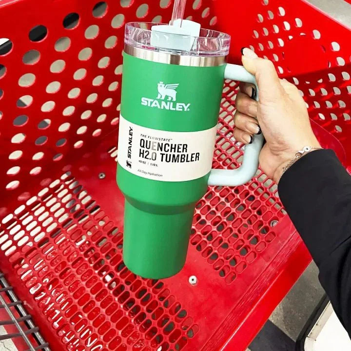 Stanley 40 oz Stainless Steel H2.0 Flowstate Quencher Tumbler Meadow