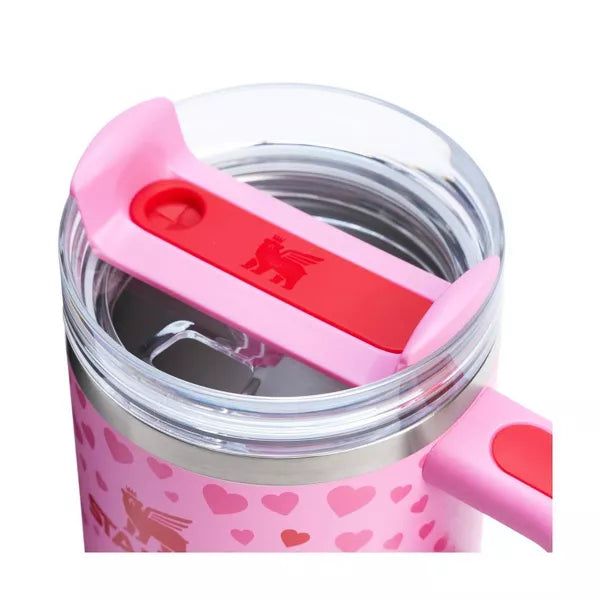 Stanley 20 oz Stainless Steel H2.0 Flowstate Quencher Tumbler with handle - Valentine's Day