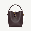 Saint Laurent Women's LE 37 Logo Hook Buckle mini Small Glossy Solid Color Bucket Bag Suede Leather Handbags Casual Bags 7490362R20W9207 #81334