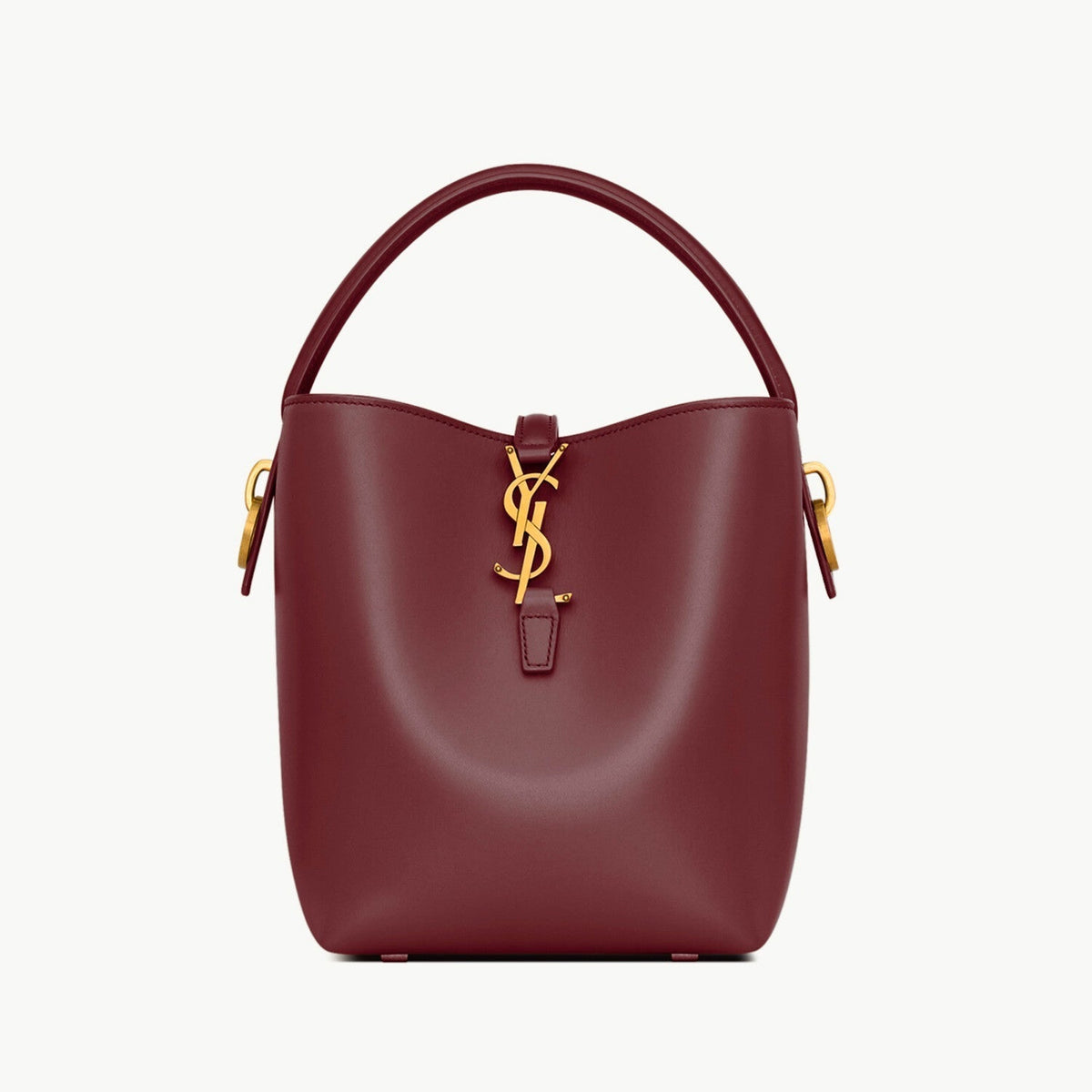 Saint Laurent Women's LE 37 Logo Hook Buckle mini Small Glossy Solid Color Bucket Bag Suede Leather Handbags Casual Bags 7490362R20W9207 #81334