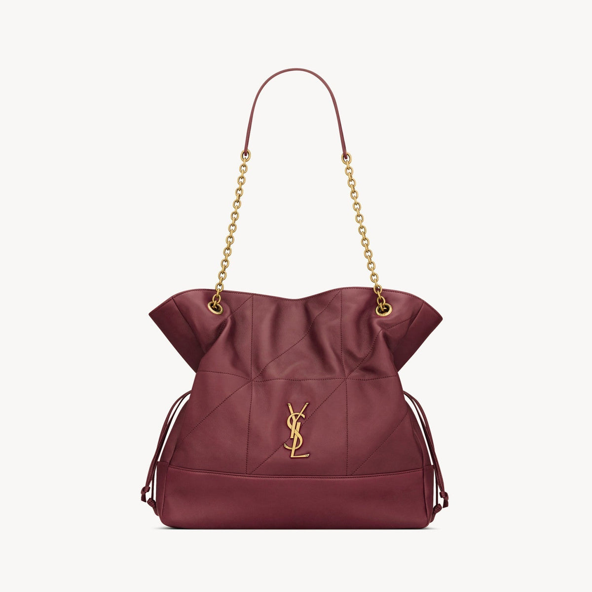 SAINT LAURENT JAMIE Women's Solid Color Suede Leather Chain Shoulder Strap Shopping Bag Shoulder Bags #75511