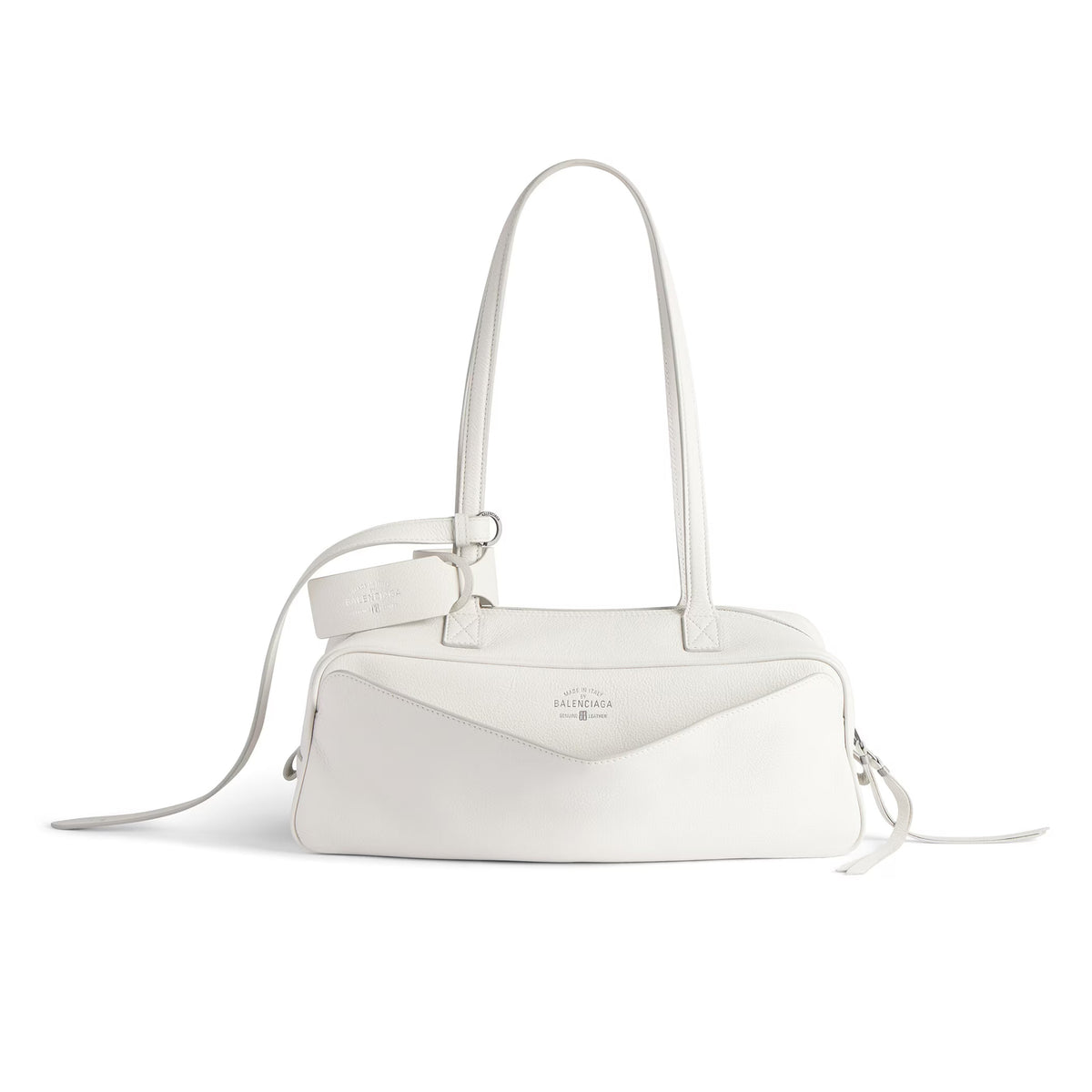 Balenciaga Women's Carrie Small Bowling Bag Logo Printed Vintage Solid Color Leather Tote Shoulder Bags Ngvp 8329202ABNQ1000 #1511