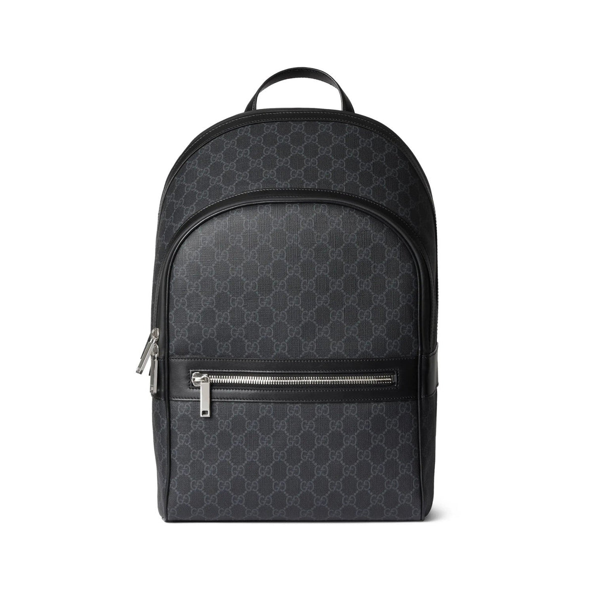 Gucci Men's Solid Color Adjustable Shoulder Strap Zipper Closure Canvas Quilted Leather Shoulder Bag Backpacks Bags #75654